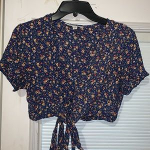 Floral crop top